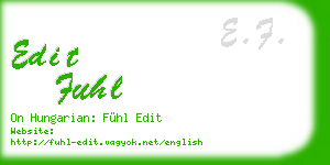 edit fuhl business card