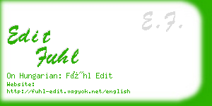 edit fuhl business card